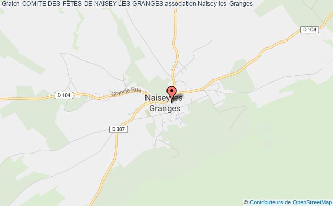 plan association Comite Des FÊtes De Naisey-les-granges Naisey-les-Granges