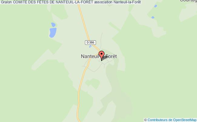 plan association ComitÉ Des FÊtes De Nanteuil-la-forÊt Nanteuil-la-Forêt