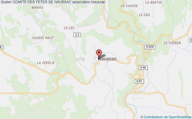 plan association Comite Des Fetes De Naussac Naussac