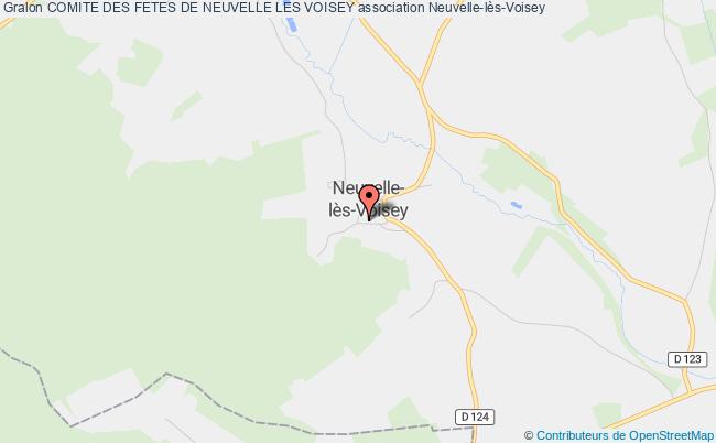 plan association Comite Des Fetes De Neuvelle Les Voisey Neuvelle-lès-Voisey