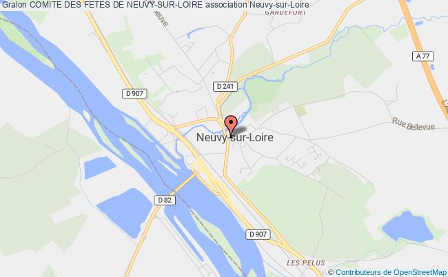 plan association Comite Des Fetes De Neuvy-sur-loire Neuvy-sur-Loire