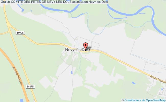 plan association Comite Des Fetes De Nevy-les-dole Nevy-lès-Dole