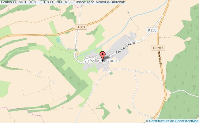 plan association Comite Des Fetes De Nixeville Nixéville-Blercourt