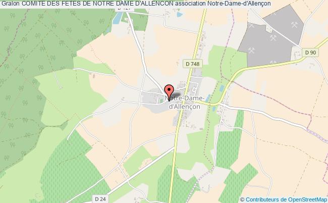 plan association Comite Des Fetes De Notre Dame D'allencon Notre-Dame-d'Allençon