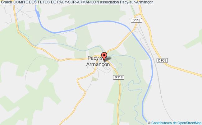plan association Comite Des Fetes De Pacy-sur-armancon Pacy-sur-Armançon