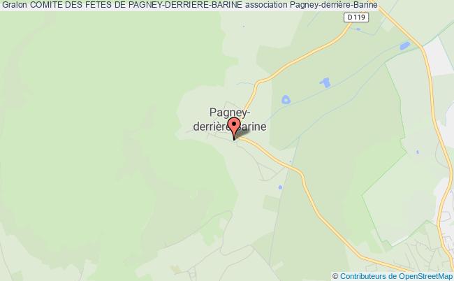 plan association Comite Des Fetes De Pagney-derriere-barine Pagney-derrière-Barine