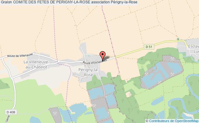 plan association Comite Des Fetes De Perigny-la-rose Périgny-la-Rose