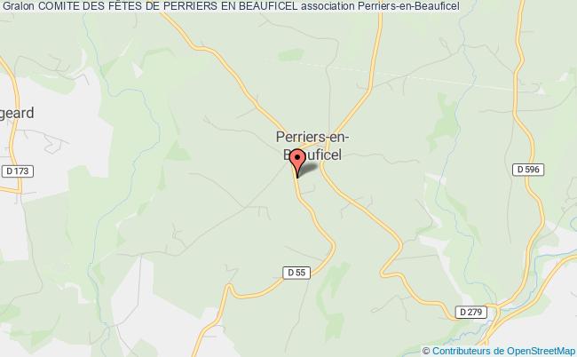plan association Comite Des FÊtes De Perriers En Beauficel Perriers-en-Beauficel