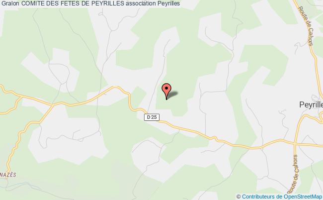 plan association Comite Des Fetes De Peyrilles Peyrilles