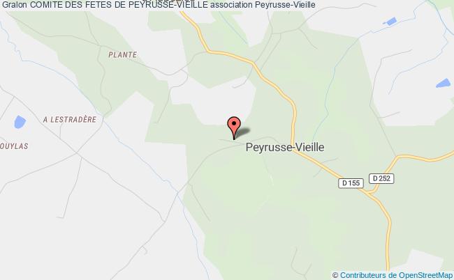 plan association Comite Des Fetes De Peyrusse-vieille Peyrusse-Vieille