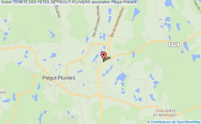 plan association Comite Des Fetes De Piegut-pluviers Piégut-Pluviers