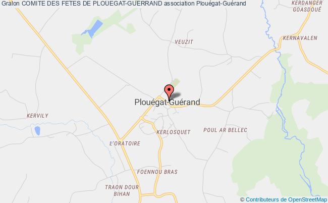 plan association Comite Des Fetes De Plouegat-guerrand Plouégat-Guérand