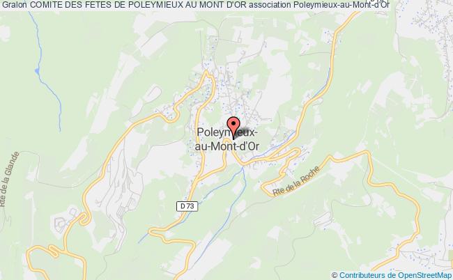 plan association Comite Des Fetes De Poleymieux Au Mont D'or Poleymieux-au-Mont-d'Or