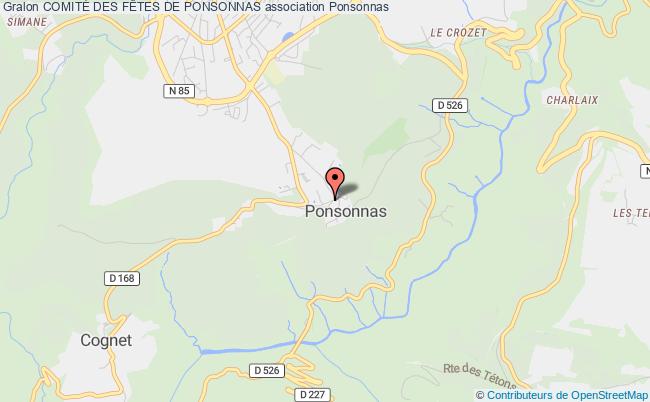 COMITÉ DES FÊTES DE PONSONNAS