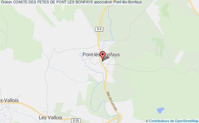 plan association Comite Des Fetes De Pont Les Bonfays Pont-lès-Bonfays