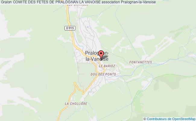 plan association Comite Des Fetes De Pralognan La Vanoise Pralognan-la-Vanoise