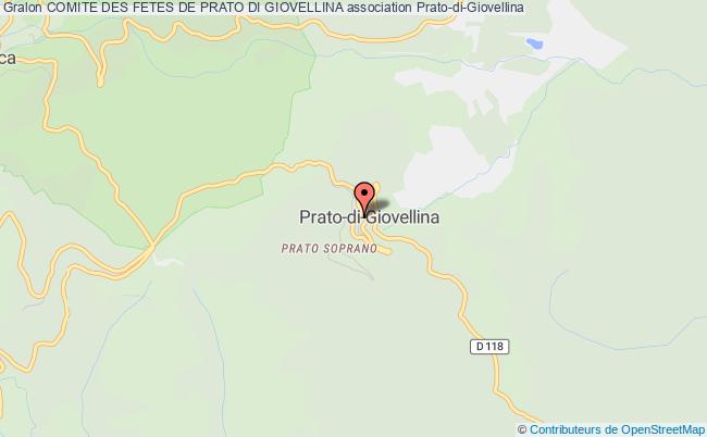 plan association Comite Des Fetes De Prato Di Giovellina Prato-di-Giovellina