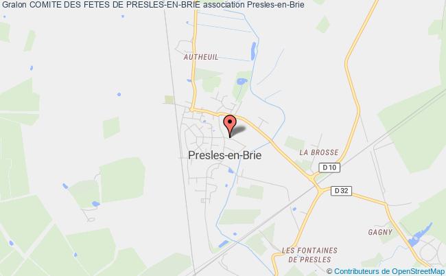 plan association Comite Des Fetes De Presles-en-brie Presles-en-Brie