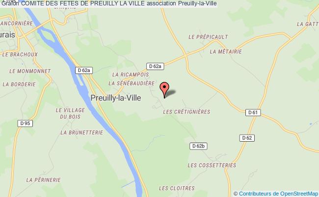 plan association Comite Des Fetes De Preuilly La Ville Preuilly-la-Ville