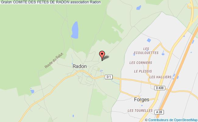 plan association Comite Des Fetes De Radon Radon