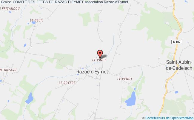 plan association Comite Des Fetes De Razac D'eymet Razac-d'Eymet