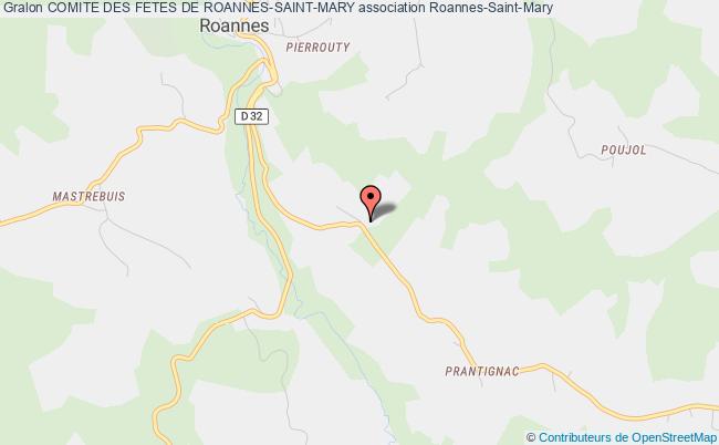 plan association Comite Des Fetes De Roannes-saint-mary Roannes-Saint-Mary
