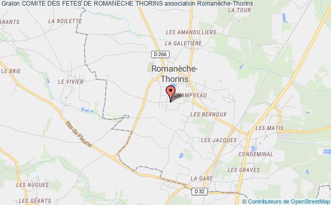 plan association Comite Des Fetes De Romaneche Thorins Romanèche-Thorins