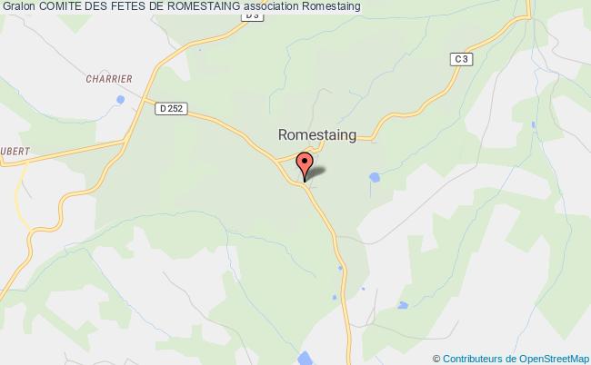 plan association Comite Des Fetes De Romestaing Romestaing
