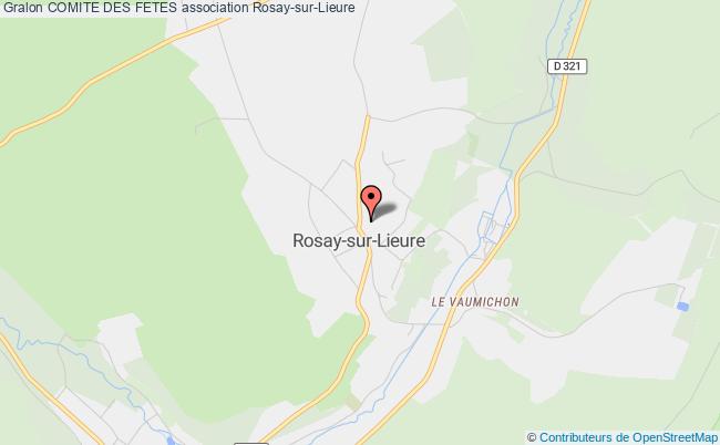 plan association Comite Des Fetes De Rosay Sur Lieure Rosay-sur-Lieure