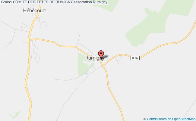 plan association Comite Des Fetes De Rumigny Rumigny