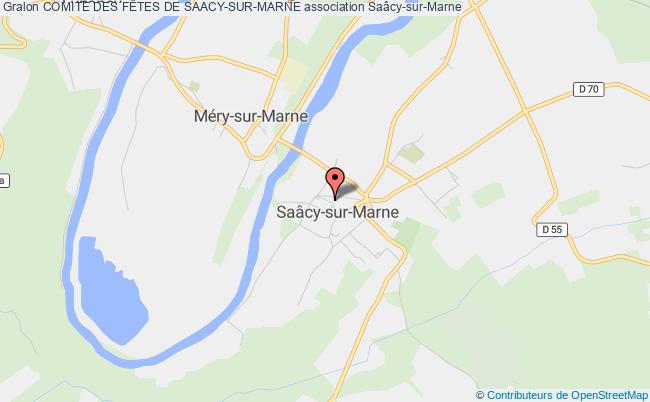 plan association Comite Des FÊtes De Saacy-sur-marne Saâcy-sur-Marne