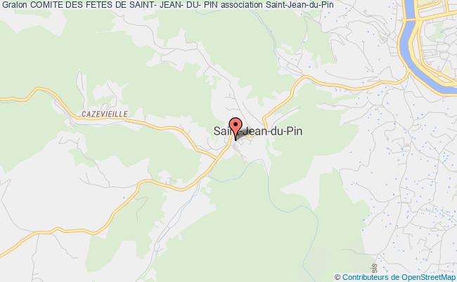 plan association Comite Des Fetes De Saint- Jean- Du- Pin Saint-Jean-du-Pin