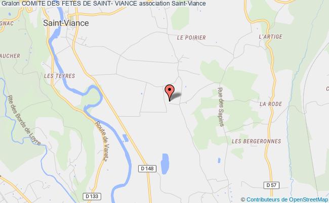 plan association Comite Des Fetes De Saint- Viance Saint-Viance