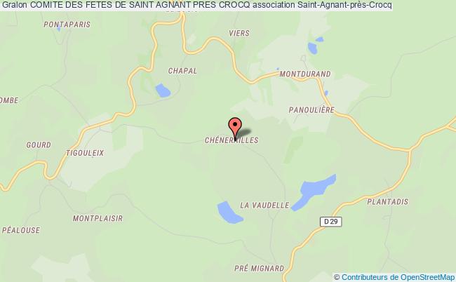 plan association Comite Des Fetes De Saint Agnant Pres Crocq Saint-Agnant-près-Crocq