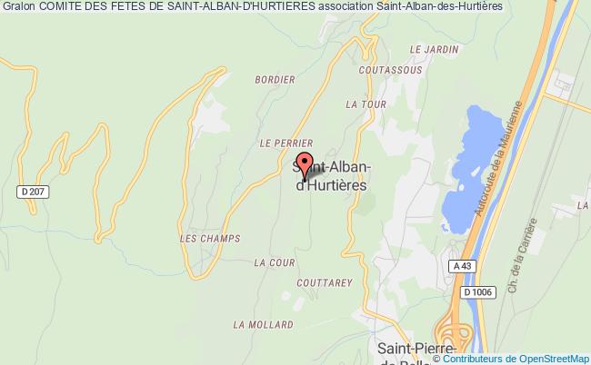 plan association Comite Des Fetes De Saint-alban-d'hurtieres Saint-Alban-des-Hurtières