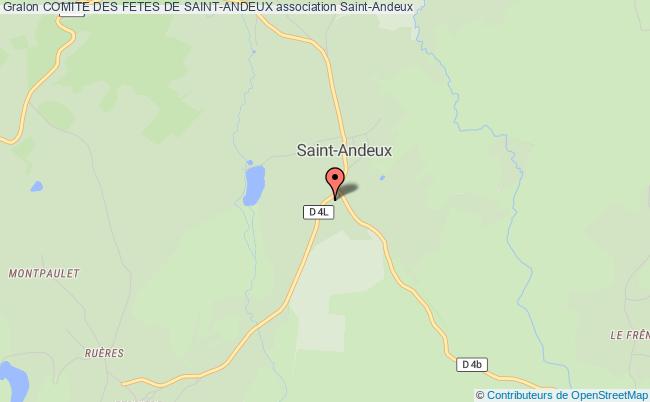 plan association Comite Des Fetes De Saint-andeux Saint-Andeux