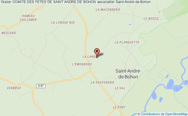 plan association Comite Des Fetes De Saint Andre De Bohon Saint-André-de-Bohon