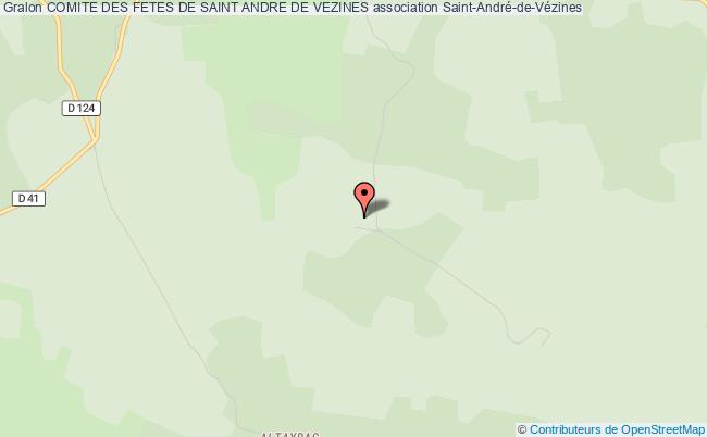 plan association Comite Des Fetes De Saint Andre De Vezines Saint-André-de-Vézines