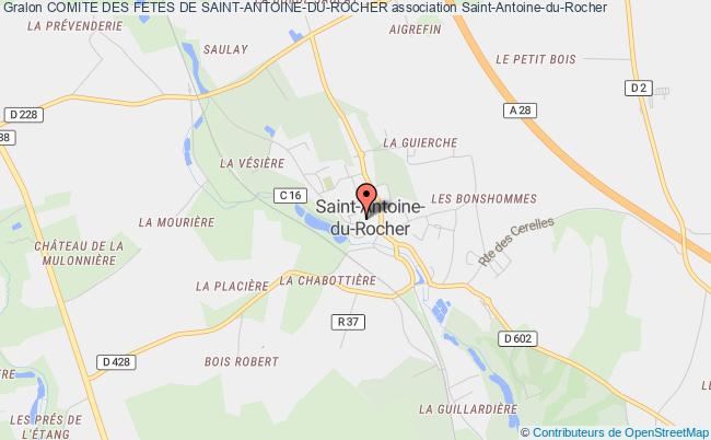plan association Comite Des Fetes De Saint-antoine-du-rocher Saint-Antoine-du-Rocher