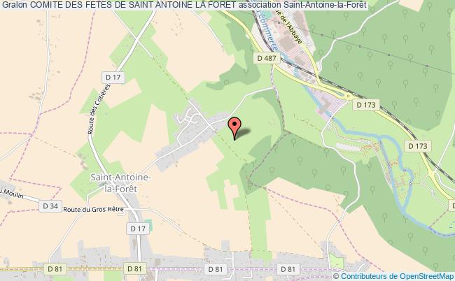 plan association Comite Des Fetes De Saint Antoine La Foret Saint-Antoine-la-Forêt