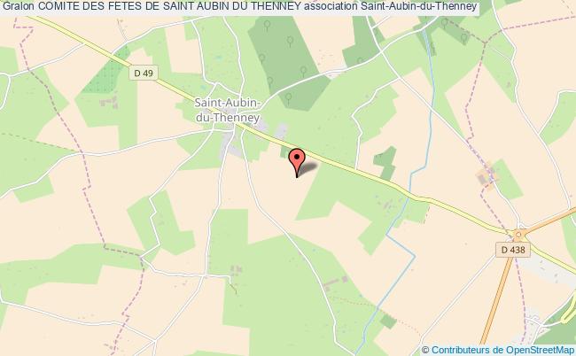 plan association Comite Des Fetes De Saint Aubin Du Thenney Saint-Aubin-du-Thenney