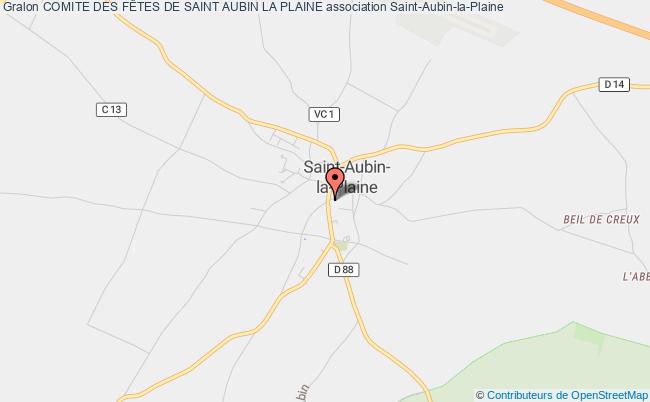 plan association Comite Des FÊtes De Saint Aubin La Plaine Saint-Aubin-la-Plaine