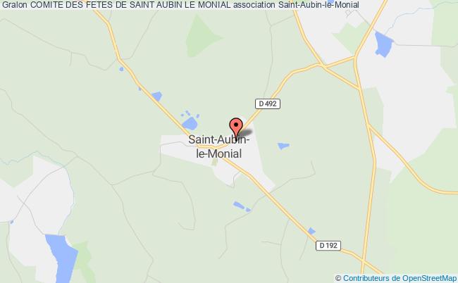 plan association Comite Des Fetes De Saint Aubin Le Monial Saint-Aubin-le-Monial