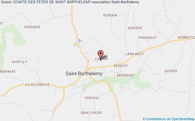 plan association Comite Des Fetes De Saint Barthelemy Saint-Barthélemy
