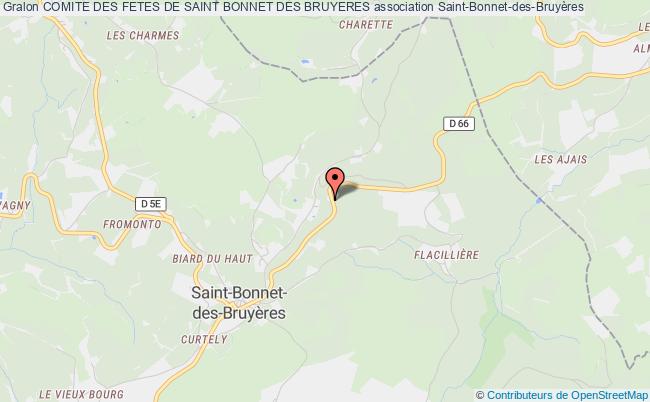 plan association Comite Des Fetes De Saint Bonnet Des Bruyeres Saint-Bonnet-des-Bruyères