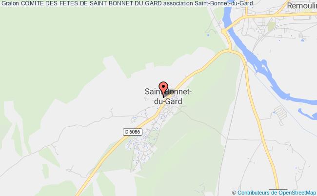 plan association Comite Des Fetes De Saint Bonnet Du Gard Saint-Bonnet-du-Gard