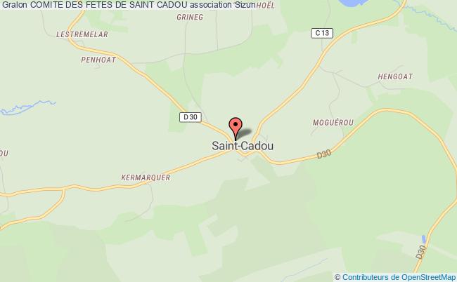 plan association Comite Des Fetes De Saint Cadou Sizun