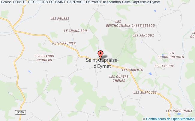 plan association Comite Des Fetes De Saint Capraise D'eymet Saint-Capraise-d'Eymet