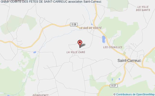 plan association Comite Des Fetes De Saint-carreuc Saint-Carreuc