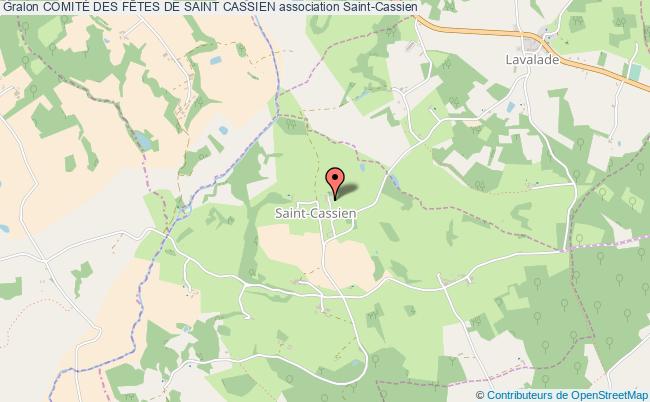 plan association ComitÉ Des FÊtes De Saint Cassien Saint-Cassien